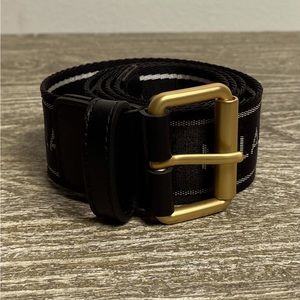 Unisex jacquard moschino belt